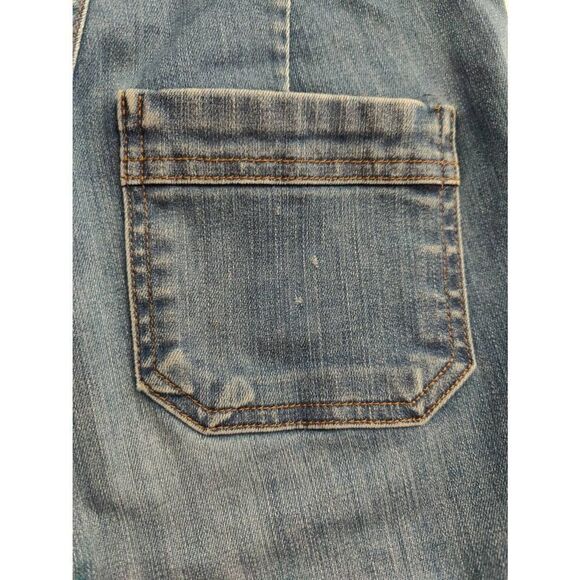 Madewell Medium-Waisted Medium Blue Skinny Jeans with Front Pockets - Picture 3 of 5